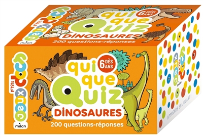 Quiquequiz dinosaures : 200 questions-réponses | Enfants 5–9 ans 