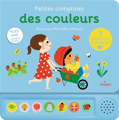 Petites comptines des couleurs | Masson, Marie-Elise (Illustrateur)
