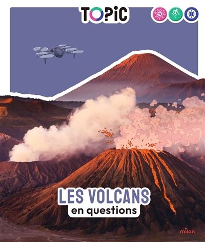 volcans en questions (Les) | Guérin, Arnaud (Auteur) | Dupont, Clémence (Illustrateur)