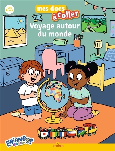 Enigmes : Voyage autour du monde | Lavoignat, John (Auteur) | Lallemand, Clémence (Illustrateur)