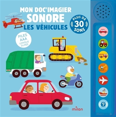 Mon doc imagier sonore : Les véhicules | Hung, Yating