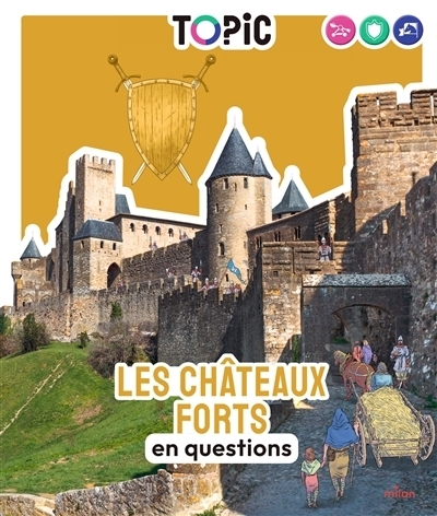 châteaux forts en questions (Les) | Scheidhauer-Fradin, Natacha (Auteur) | Marilleau, Alban (Illustrateur)