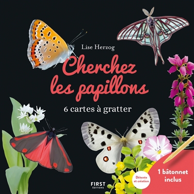 Cherchez les papillons : 6 cartes à gratter | Herzog, Lise