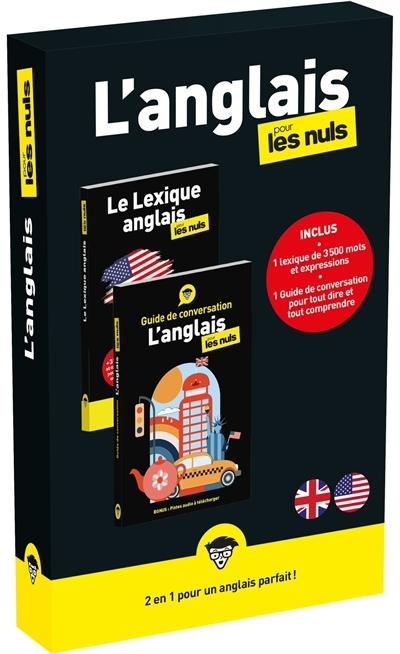 L'anglais pour les nuls : coffret | Brenner, Gail (Auteur) | Lallement, Brigitte (Auteur) | Pierret-Lallement, Nathalie (Auteur)