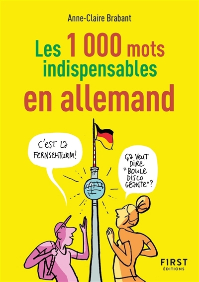 Les 1.000 mots indispensables en allemand  | Brabant, Anne-Claire 