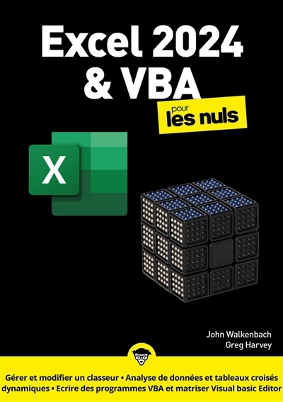 Excel 2024 & VBA pour les nuls | Walkenbach, John (Auteur) | Harvey, Greg (Auteur)