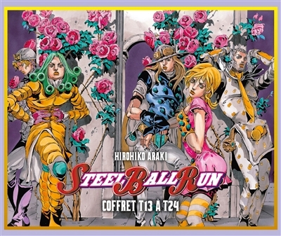 Steel ball run : Jojo's bizarre adventure : coffret T.13 à T.24 | Araki, Hirohiko (Auteur)
