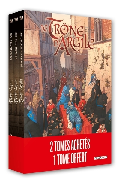 Coffret : Le trône d'argile T.04-T.06 | Jarry, Nicolas (Auteur) | Richemond, France (Auteur) | Caneschi, Theo (Illustrateur)
