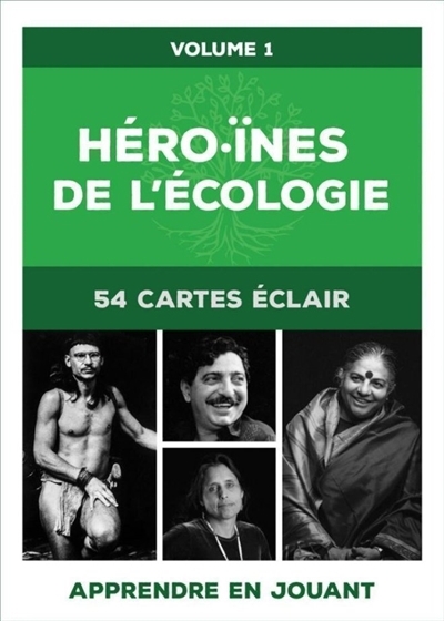 Héro.ïnes de l'écologie : 54 cartes éclair, Vol. 1 | Jeux de cartes et de dés classiques