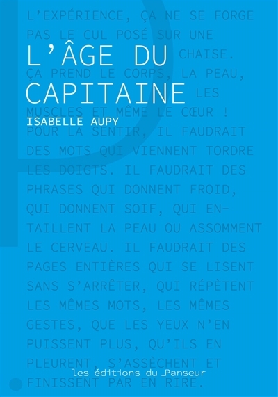 L'âge du capitaine | Aupy, Isabelle (Auteur)