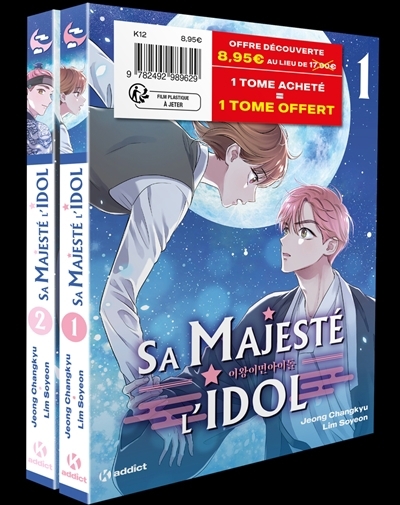 Sa majesté l'idol T.01-T.02 | Jeong, Changkyu (Auteur) | Lim, Soyeon (Illustrateur)