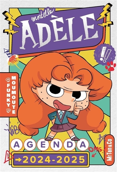 Agenda scolaire Mortelle Adèle 2024-2025 | Agenda et Calendrier et journaux intime