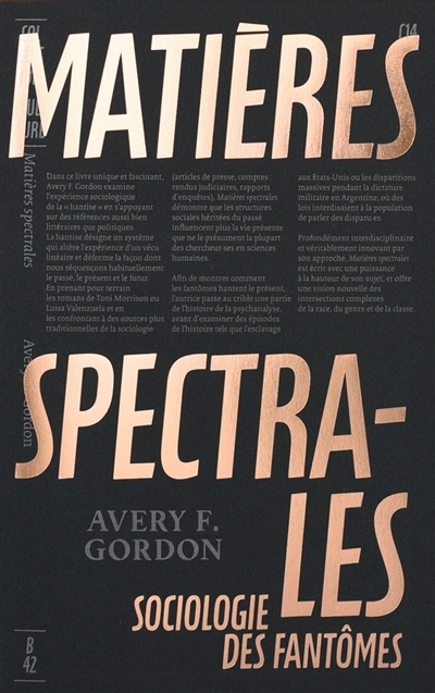 Matières spectrales | Gordon, Avery