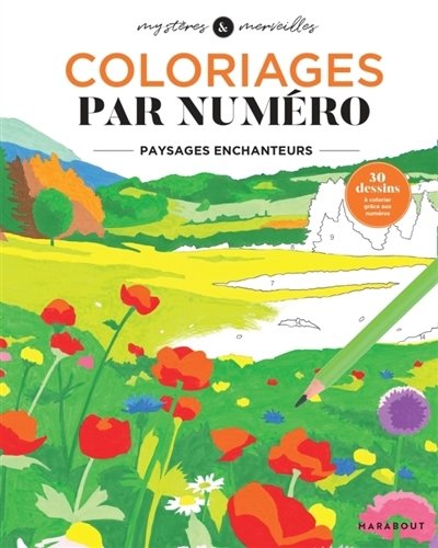 Coloriages mystères : Paysages enchanteurs | 