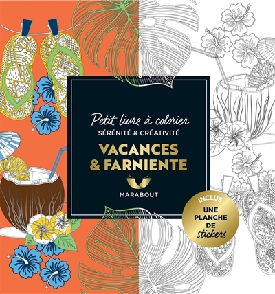 petit livre de coloriages : Farniente à la plage (Le) | 