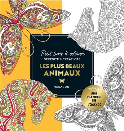 petit livre de coloriages : Tendres animaux (Le) | 