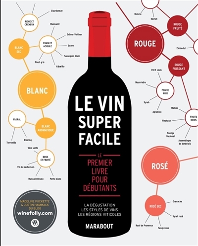 Le vin super facile  | Puckette, Madeline (Auteur) | Hammack, Justin (Auteur)