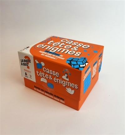 La boîte Casse-tête & énigmes : 400 questions de logique pour se creuser les méninges ! | Jeux d'ambiance