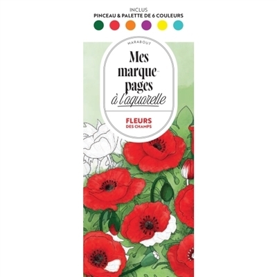 Mes marque-pages à l'aquarelle : Fleurs des champs | 