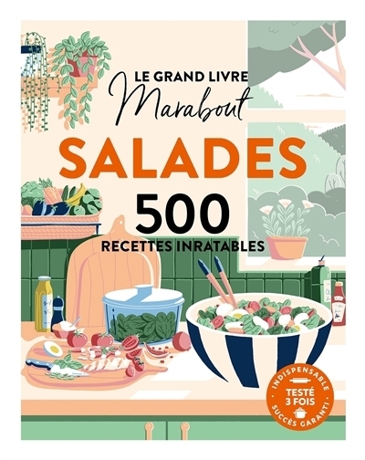 Le grand livre Marabout salades : 500 recettes inratables | 