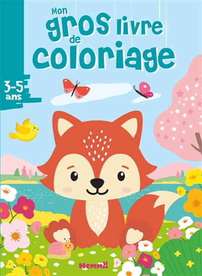 Mon gros livre de coloriage (Renard printemps) | 