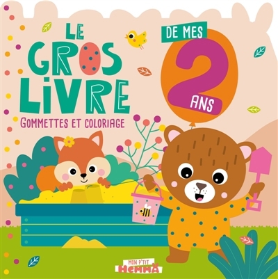 Mon P'tit Hemma : Le gros livre de mes 2 ans : Gommettes et coloriage | Carotte et Compagnie (Illustrateur)