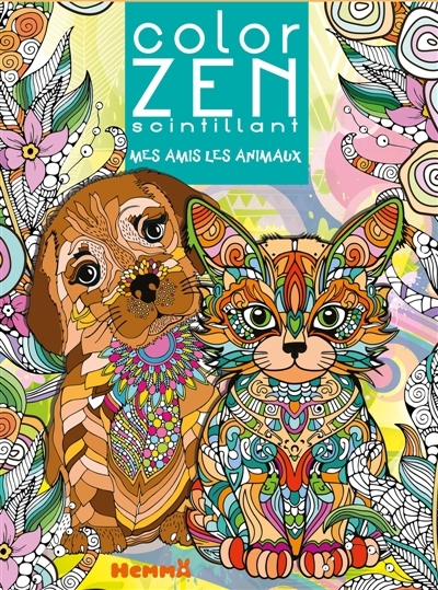 Color Zen scintillant : Mes amis les animaux | 