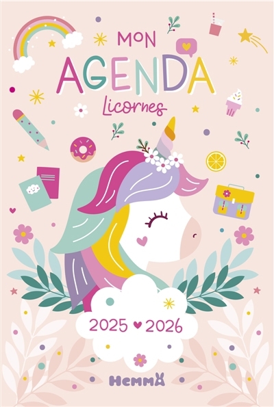 Mon agenda licornes 2025-2026 | Carotte et Compagnie (Illustrateur)