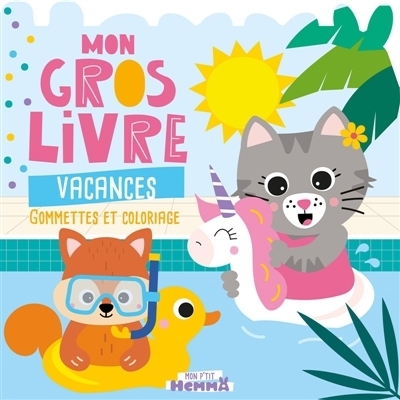 Mon gros livre vacances : Gommettes et coloriages | Carotte et Compagnie