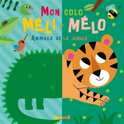 Mon colo méli-mélo : Animaux de la jungle | Dafflon, Adèle