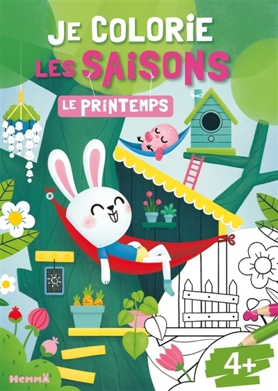 Je colorie les saisons : Le printemps | Barbe, Madame