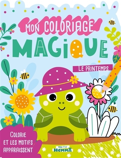 Mon coloriage magique : Le printemps | Carotte et Compagnie
