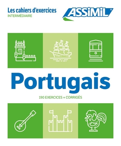 Portugais : intermédiaire : 190 exercices + corrigés | Valente Pires, Lisa (Auteur)