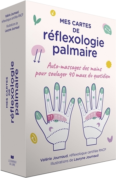 Mes cartes de réflexologie palmaire | Journaud, Valérie (Auteur) | Journaud, Lauryne (Illustrateur)