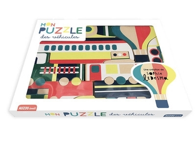 Mon puzzle des véhicules | Puzzle en bois