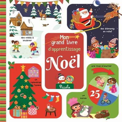 Mon grand livre d'apprentissage - Noël | Costamagna, Beatrice (Auteur)
