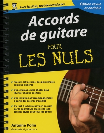 Accords de guitare pour les nuls | Polin, Antoine