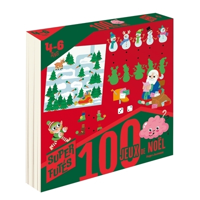 100 jeux de Noël : 4-6 ans | Lebrun, Sandra (Auteur) | Costamagna, Beatrice (Illustrateur)