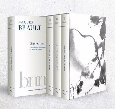 Jacques Brault, Oeuvres I à IV (1965-2022), coffret | Dumont, François