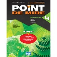 Point de mire 4 SN - Cahier d'apprentissage (version papier) - 4e secondaire | Boivin, Dominique