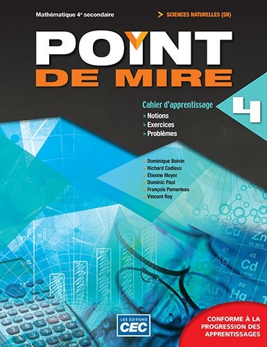 Point de mire - SN - Cahier d'apprentissage 4e secondaire (Ensemble papier et numérique 1an) | 