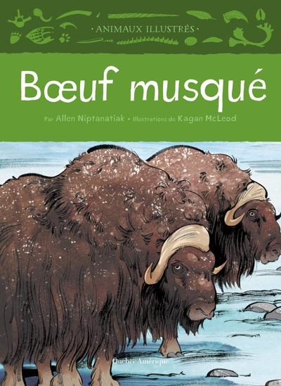 Animaux illustrés - Boeuf musqué | Niptanatiak, Allen