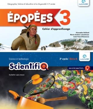 Ensemble Épopées/ScientifiQ 5e année - Cahier d'apprentissage & Ensemble de 3 fascicules | 