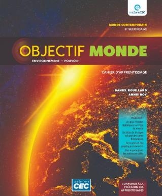 Objectif monde Cahier d'apprentissage 5 thèmes 5e secondaire (Ensemble papier et numérique 1 an) | 