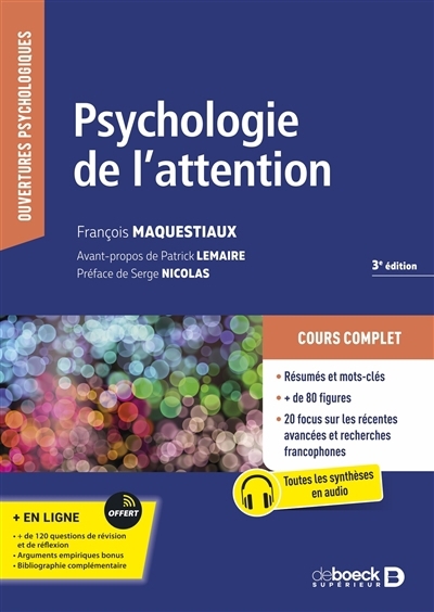 Psychologie de l'attention | Maquestiaux, François