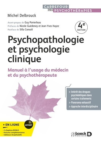 Psychopathologie et psychologie clinique | Delbrouck, Michel