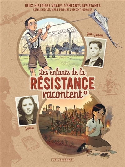 Les enfants de la Résistance racontent - Josette & Jean-Jacques | Dugomier, Vincent (Auteur) | Neyret, Aurélie (Illustrateur) | Duvoisin, Marie (Illustrateur)