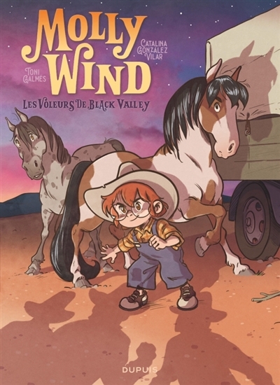Molly Wind, bibliothécaire du Far West T.03 - Les voleurs de Black Valley  | Gonzalez Vilar, Catalina (Auteur) | Galmés, Toni (Illustrateur)