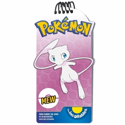 Pokémon : Mon carnet de jeux et d'activités avec stickers : Mew | Playbac Éditions (Auteur)