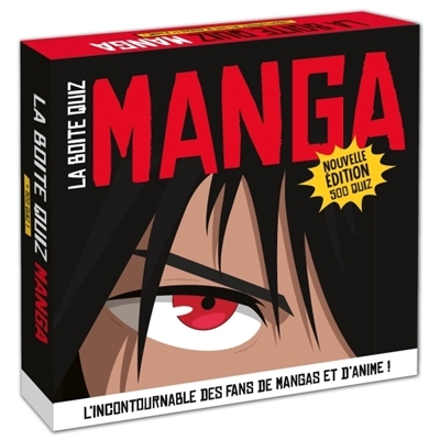 Boîte Quiz Manga : nouvelle édition : 500 quiz | Jeux d'ambiance